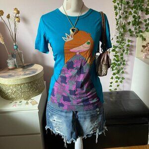 Marc by Marc Jacobs Blue Graphic Tee